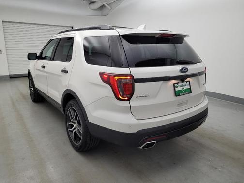 White Platinum Metallic Tri-Coat 2016 Ford Explorer Sport