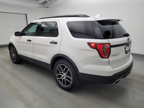 White Platinum Metallic Tri-Coat 2016 Ford Explorer Sport