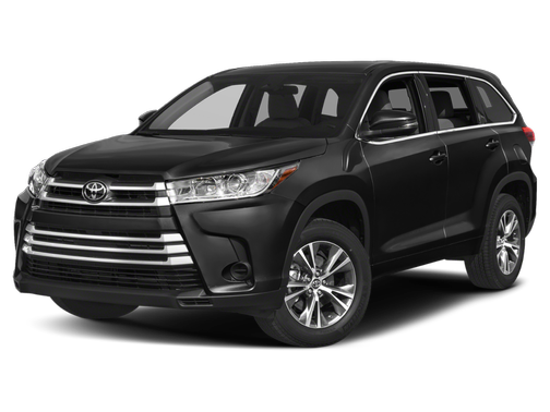 Midnight Black Metallic 2019 Toyota Highlander LE