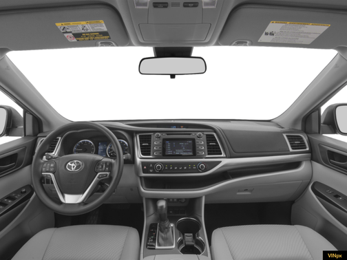 Midnight Black Metallic 2019 Toyota Highlander LE