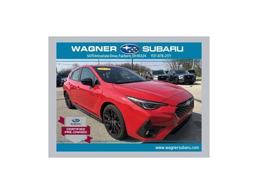 Pure Red 2024 Subaru Impreza RS