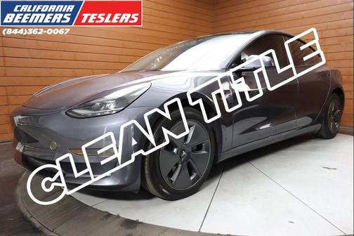Midnight Silver Metallic 2021 Tesla Model 3 Standard Range Plus