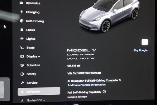 Midnight Silver Metallic 2020 Tesla Model Y Long Range Dual Motor All-Wheel Drive