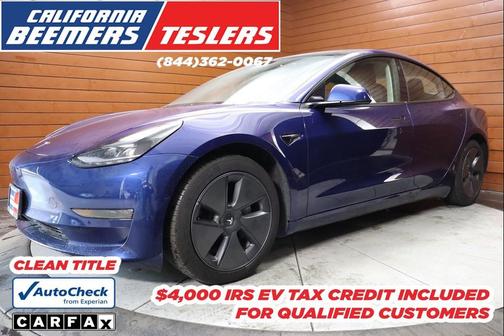 2022 Tesla Model 3 Standard Range