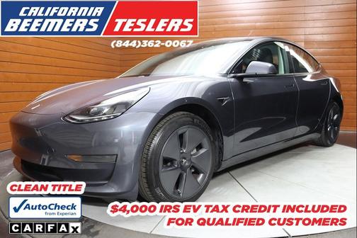 2022 Tesla Model 3 Standard Range