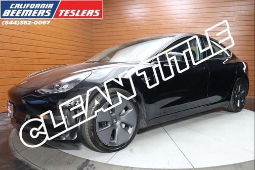 Solid Black 2023 Tesla Model 3 Standard Range
