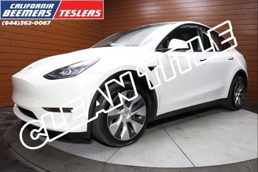 Pearl White Multi-Coat 2021 Tesla Model Y Long Range Dual Motor All-Wheel Drive