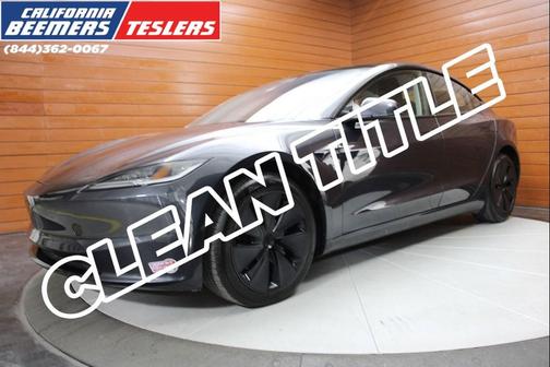 Stealth Grey 2024 Tesla Model 3 Long Range