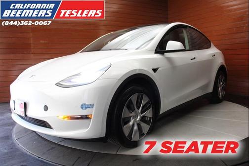 Pearl White Multi-Coat 2021 Tesla Model Y Long Range Dual Motor All-Wheel Drive