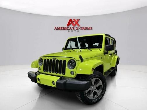 Hypergreen Clearcoat 2016 Jeep Wrangler Unlimited Sahara