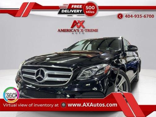Black 2017 Mercedes-Benz E-Class 4MATIC