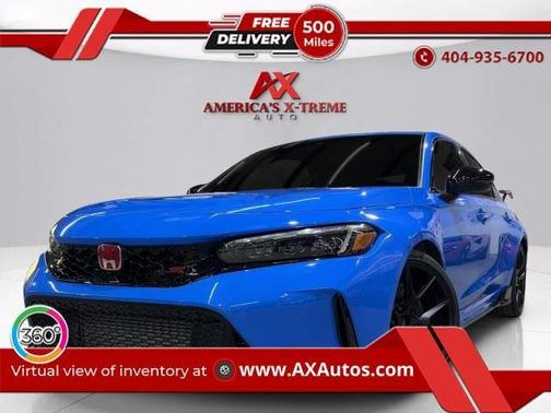 Boost Blue Pearl 2023 Honda Civic Type R Touring Hatchback