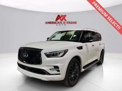 Moonstone White 2022 INFINITI QX80 PREMIUM SELECT