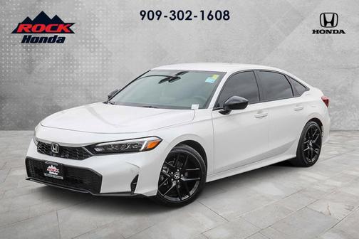 Platinum White Pearl 2025 Honda Civic