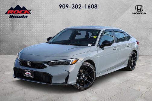 Urban Gray Pearl 2025 Honda Civic Hybrid