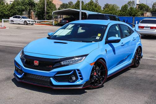 Boost Blue Pearl 2021 Honda Civic Type R