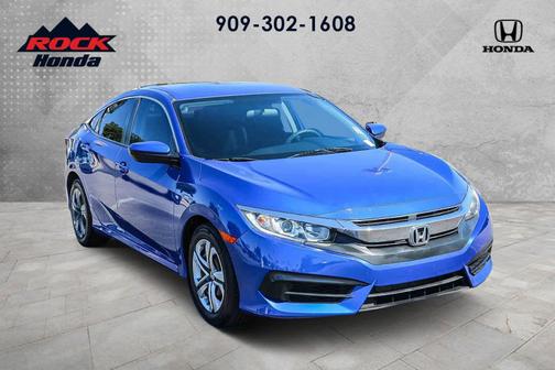 Aegean Blue Metallic 2017 Honda Civic