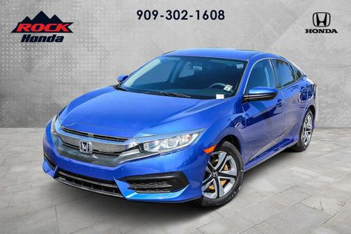 Aegean Blue Metallic 2017 Honda Civic