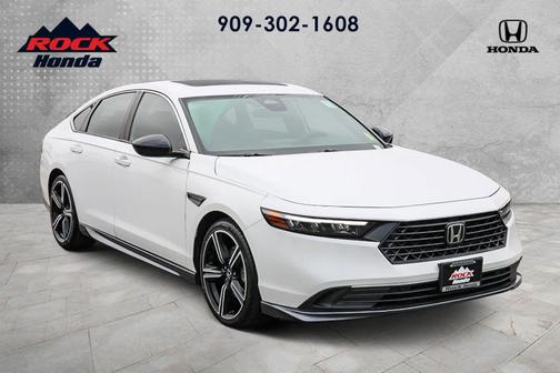 Platinum White Pearl 2023 Honda Accord Hybrid