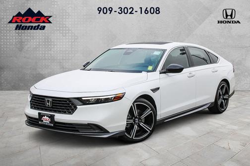 Platinum White Pearl 2023 Honda Accord Hybrid
