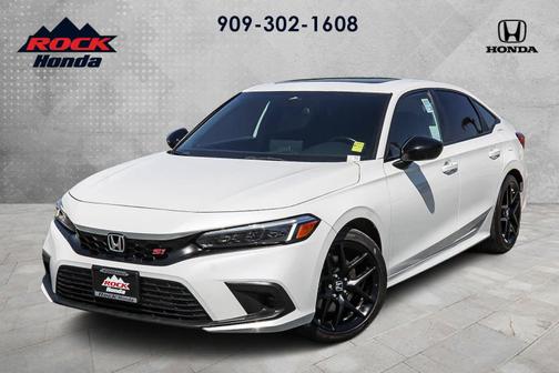 Platinum White Pearl 2023 Honda Civic Si
