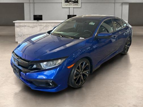Aegean Blue Metallic 2021 Honda Civic Sport