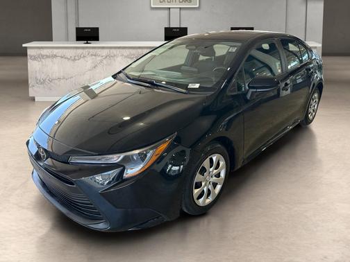 Midnight Black Metallic 2025 Toyota Corolla LE