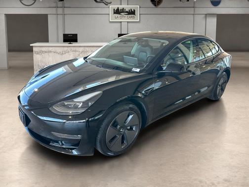 Solid Black 2021 Tesla Model 3 Long Range