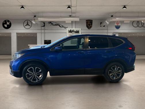 Blue 2021 Honda CR-V AWD EX