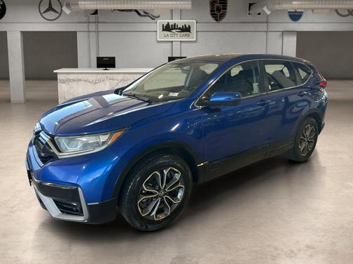 Blue 2021 Honda CR-V AWD EX
