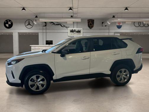 White 2022 Toyota RAV4 LE
