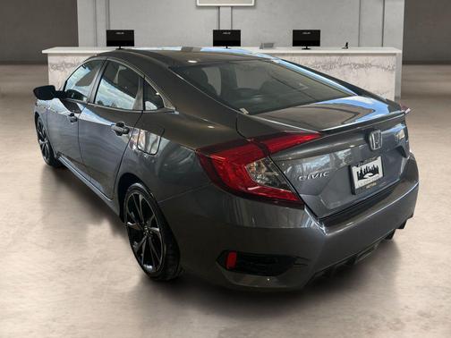 Modern Steel Metallic 2021 Honda Civic Sport