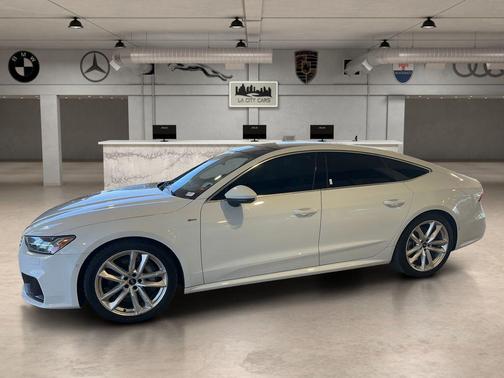 Glacier White Metallic 2021 Audi A7 55 Premium Plus