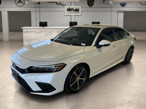Platinum White Pearl 2023 Honda Civic Touring