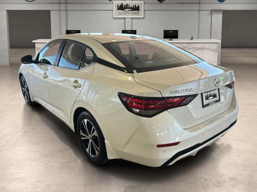 Aspen White Tricoat 2023 Nissan Sentra SV