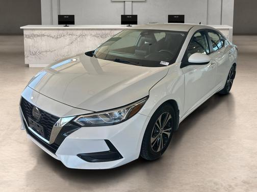 Aspen White Tricoat 2023 Nissan Sentra SV