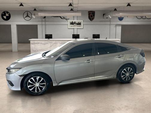 Lunar Silver Metallic 2018 Honda Civic LX