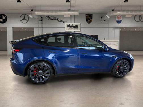 Deep Blue Metallic 2021 Tesla Model Y Performance Dual Motor All-Wheel Drive