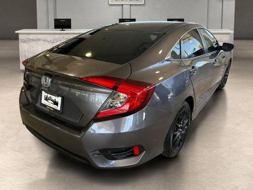 Modern Steel Metallic 2017 Honda Civic LX