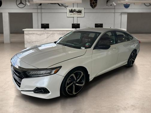 Platinum White Pearl 2021 Honda Accord Sport 1.5T