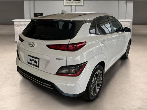 Lunar White 2023 Hyundai KONA EV SEL