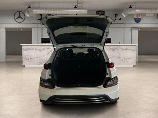 Lunar White 2023 Hyundai KONA EV SEL