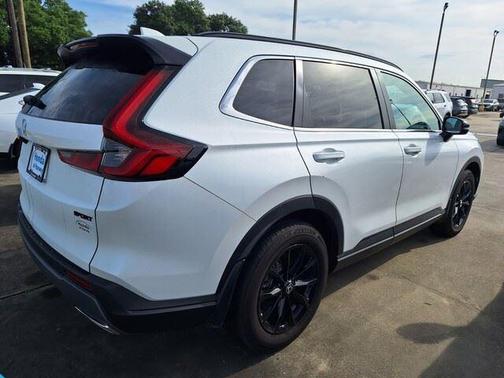 Platinum White Pearl 2025 Honda CR-V Hybrid Sport AWD