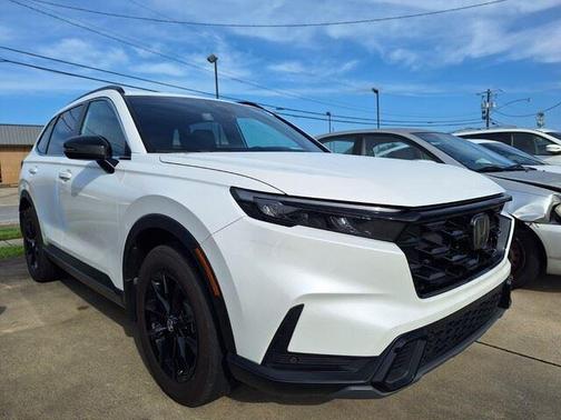 Platinum White Pearl 2025 Honda CR-V Hybrid Sport AWD