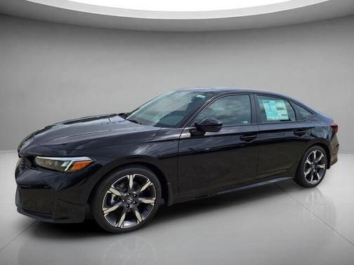 Crystal Black Pearl 2026 Honda Civic Hybrid Sport Touring