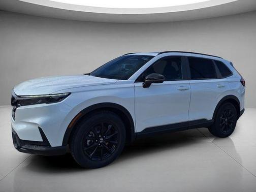 Platinum White Pearl 2026 Honda CR-V Hybrid Sport-L FWD