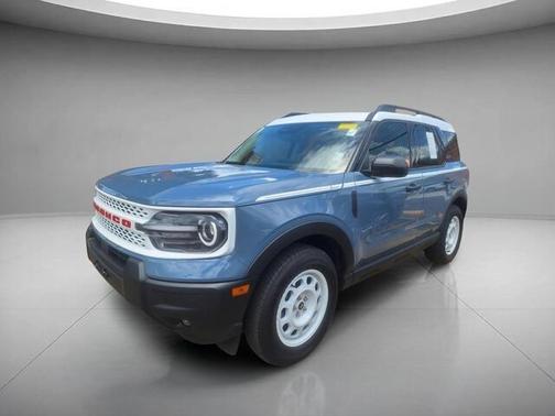 Azure Gray Metallic Tri-Coat 2025 Ford Bronco Sport Heritage