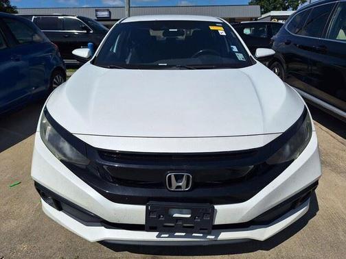 Platinum White Pearl 2019 Honda Civic Sport