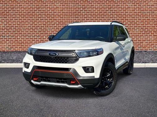 White Metallic 2022 Ford Explorer Timberline