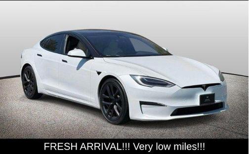 White 2021 Tesla Model S Plaid